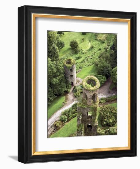 High Angle View of Towers, Blarney Castle, County Cork, Ireland-Miva Stock-Framed Photographic Print