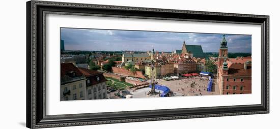 High Angle View of Warsaw, Poland-null-Framed Photographic Print