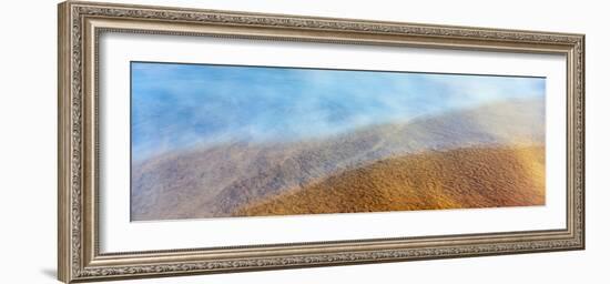 High Angle View of Waves on the Beach, Playas De Rosarito, Baja California Sur, Mexico-null-Framed Photographic Print