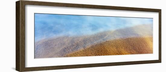 High Angle View of Waves on the Beach, Playas De Rosarito, Baja California Sur, Mexico-null-Framed Photographic Print