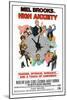 HIGH ANXIETY, US poster, Mel Brooks (top center), 1977-null-Mounted Art Print