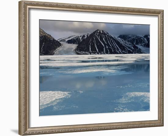 High Arctic Landscape in Spring, -40 Degrees C, Bylot Is, Baffin Is, North West Territories, Canada-Staffan Widstrand-Framed Photographic Print