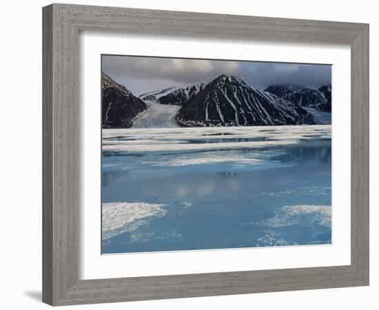 High Arctic Landscape in Spring, -40 Degrees C, Bylot Is, Baffin Is, North West Territories, Canada-Staffan Widstrand-Framed Photographic Print