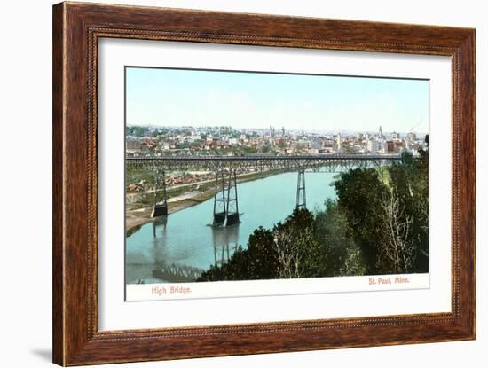High Bridge, St. Paul, Minnesota-null-Framed Art Print