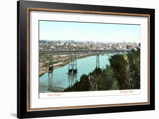 High Bridge, St. Paul, Minnesota-null-Framed Art Print