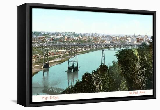 High Bridge, St. Paul, Minnesota-null-Framed Stretched Canvas