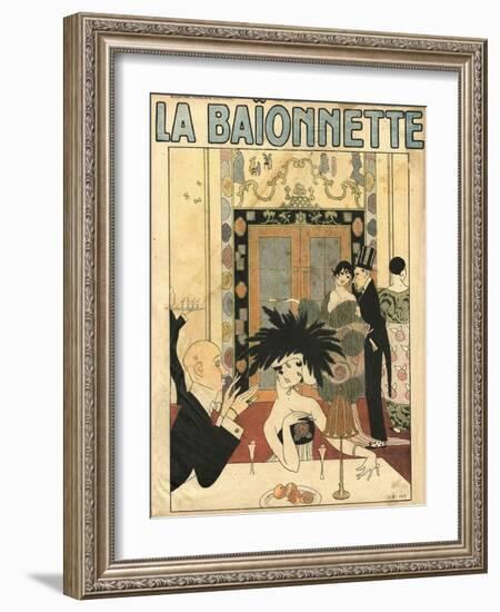 High Class Restaurant-Gerda Wegener-Framed Photographic Print