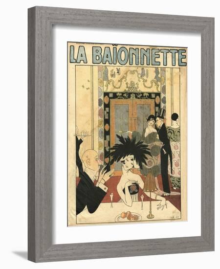 High Class Restaurant-Gerda Wegener-Framed Photographic Print