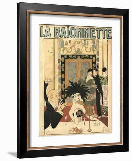 High Class Restaurant-Gerda Wegener-Framed Photographic Print