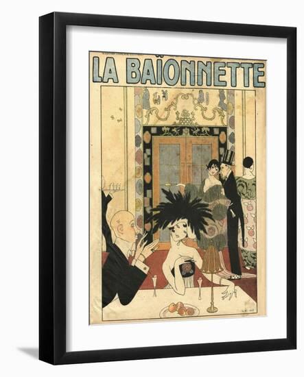 High Class Restaurant-Gerda Wegener-Framed Photographic Print