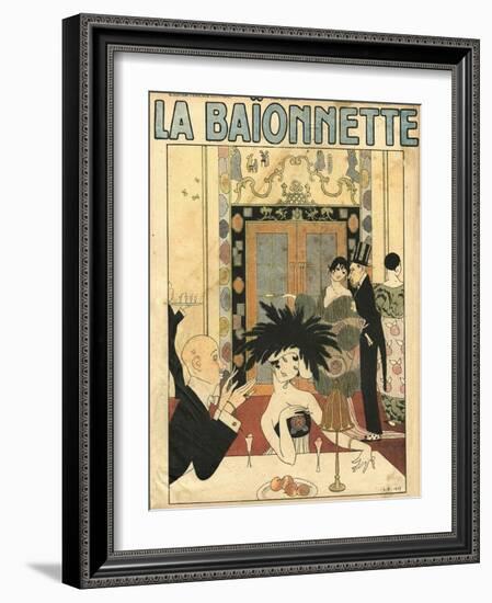 High Class Restaurant-Gerda Wegener-Framed Photographic Print