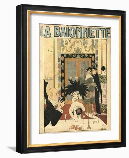 High Class Restaurant-Gerda Wegener-Framed Photographic Print