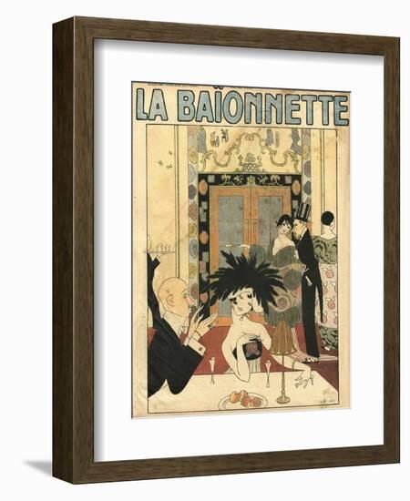 High Class Restaurant-Gerda Wegener-Framed Photographic Print