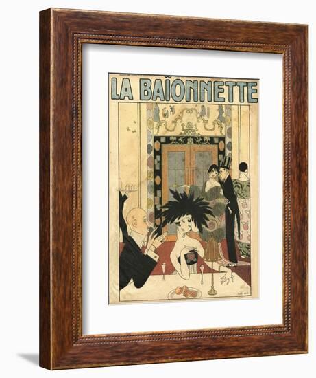 High Class Restaurant-Gerda Wegener-Framed Photographic Print