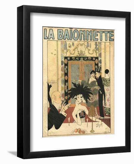 High Class Restaurant-Gerda Wegener-Framed Photographic Print