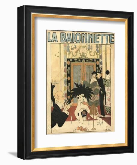 High Class Restaurant-Gerda Wegener-Framed Photographic Print