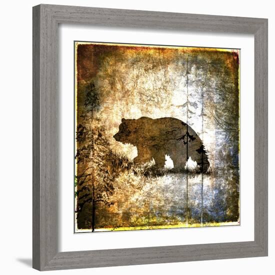 High Country Bear-LightBoxJournal-Framed Giclee Print