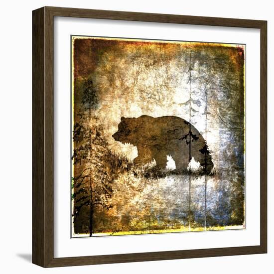 High Country Bear-LightBoxJournal-Framed Giclee Print