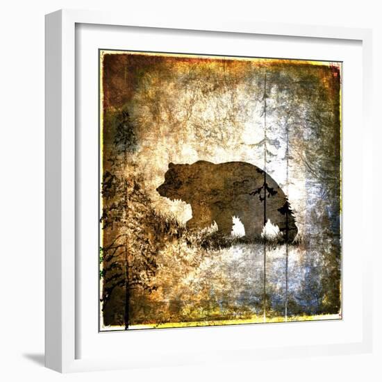 High Country Bear-LightBoxJournal-Framed Giclee Print