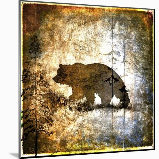 High Country Bear-LightBoxJournal-Mounted Giclee Print
