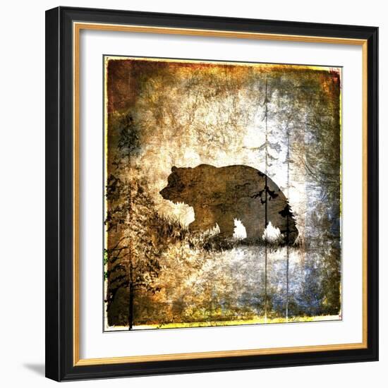 High Country Bear-LightBoxJournal-Framed Giclee Print