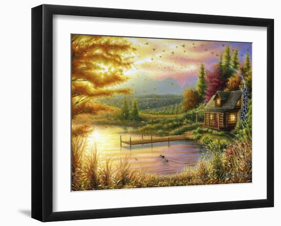 High-Country Cinnamon-Chuck Black-Framed Giclee Print