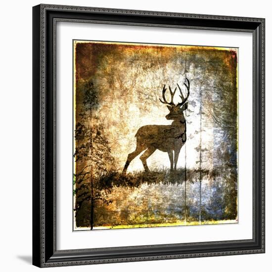 High Country Deer-LightBoxJournal-Framed Giclee Print