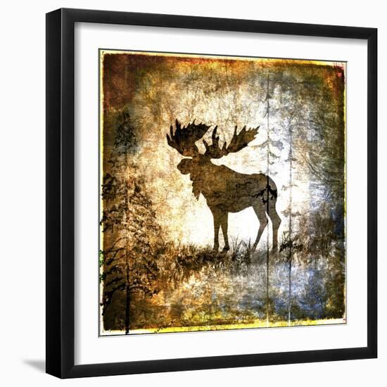 High Country Moose-LightBoxJournal-Framed Giclee Print