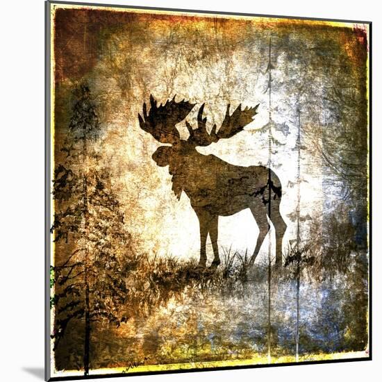 High Country Moose-LightBoxJournal-Mounted Giclee Print