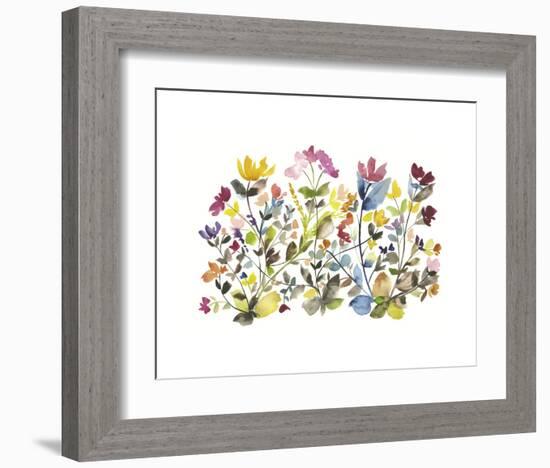 High Country Wildflowers N. 3-Kiana Mosley-Framed Art Print