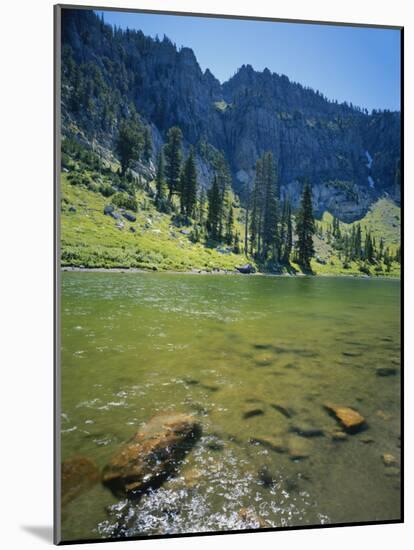 High Creek Lake and Bear River Range, Mount Naomi Wilderness, Wasatch-Cache National Forest, Utah,-Scott T^ Smith-Mounted Photographic Print