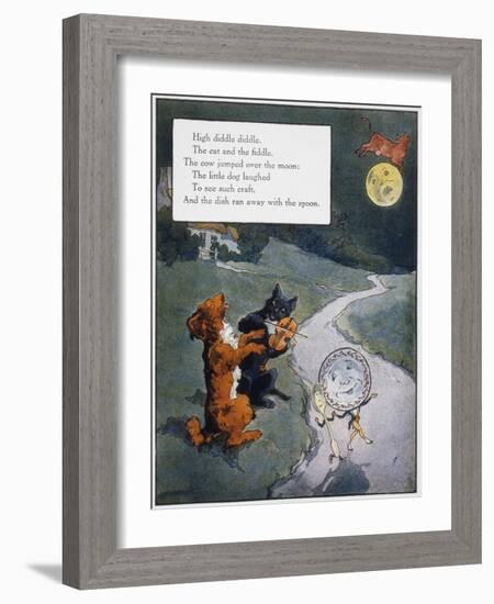 High Diddle Diddle-Frederick Richardson-Framed Giclee Print