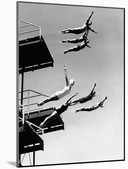 High Dive-The Chelsea Collection-Mounted Giclee Print