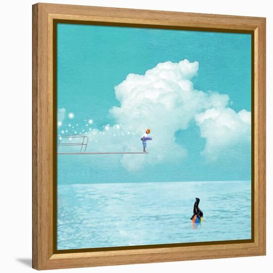 High Dive-Nancy Tillman-Framed Stretched Canvas