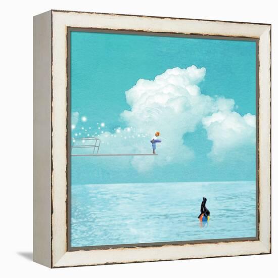 High Dive-Nancy Tillman-Framed Stretched Canvas