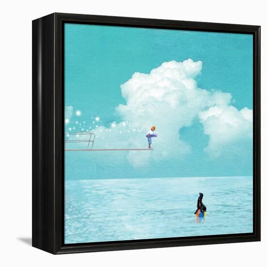 High Dive-Nancy Tillman-Framed Stretched Canvas