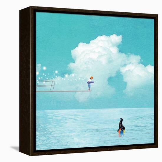 High Dive-Nancy Tillman-Framed Stretched Canvas