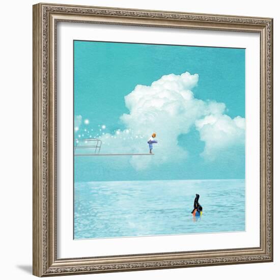 High Dive-Nancy Tillman-Framed Art Print