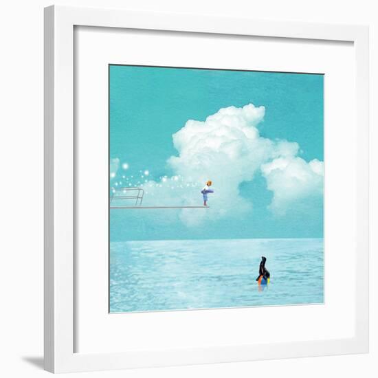 High Dive-Nancy Tillman-Framed Art Print