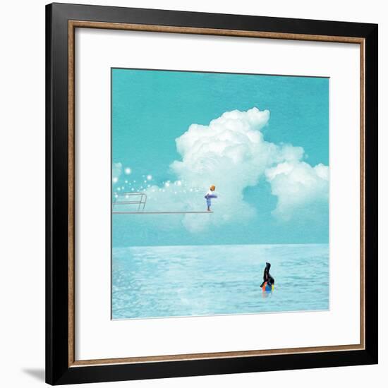 High Dive-Nancy Tillman-Framed Art Print