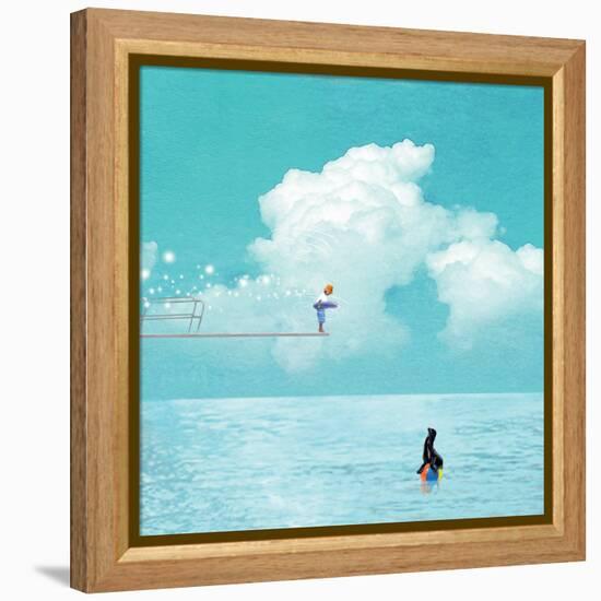 High Dive-Nancy Tillman-Framed Stretched Canvas