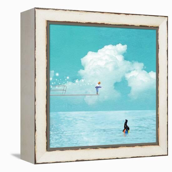 High Dive-Nancy Tillman-Framed Stretched Canvas