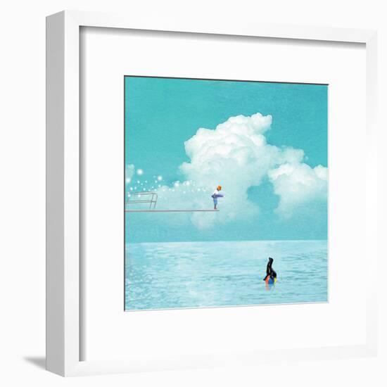 High Dive-Nancy Tillman-Framed Art Print