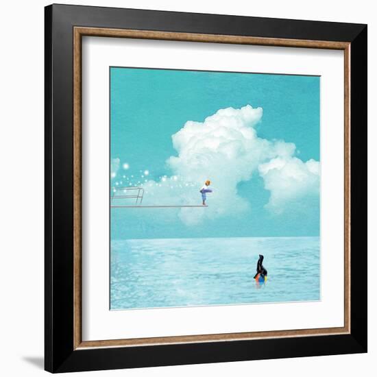 High Dive-Nancy Tillman-Framed Art Print