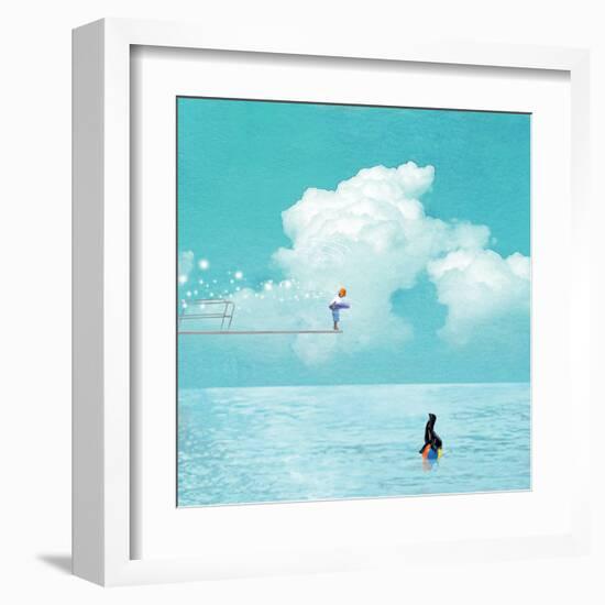 High Dive-Nancy Tillman-Framed Art Print