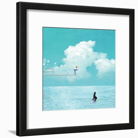 High Dive-Nancy Tillman-Framed Art Print