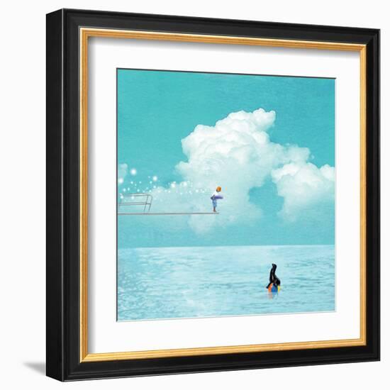 High Dive-Nancy Tillman-Framed Art Print