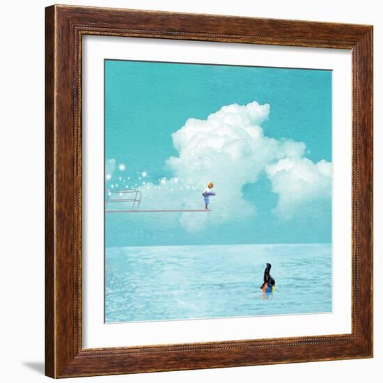High Dive-Nancy Tillman-Framed Premium Giclee Print