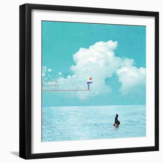 High Dive-Nancy Tillman-Framed Premium Giclee Print