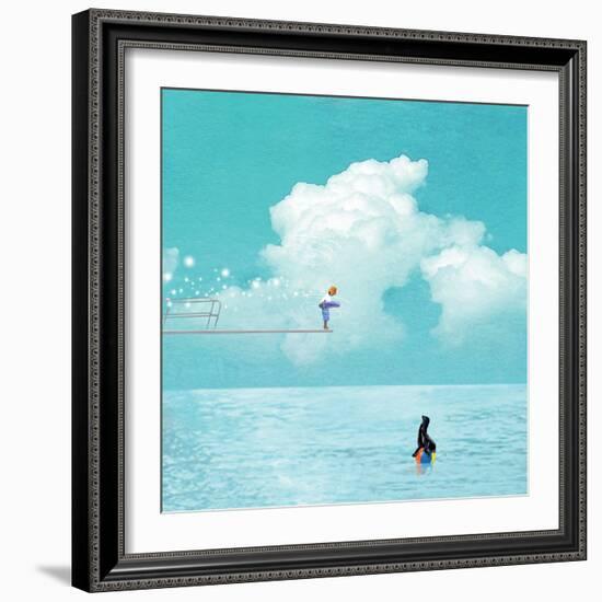 High Dive-Nancy Tillman-Framed Premium Giclee Print